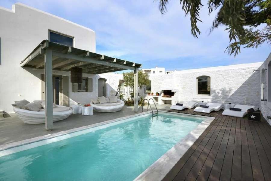 Villa Dafni 4Bed With Pool In Kalafatis Spilia Mykonos Town Ngoại thất bức ảnh